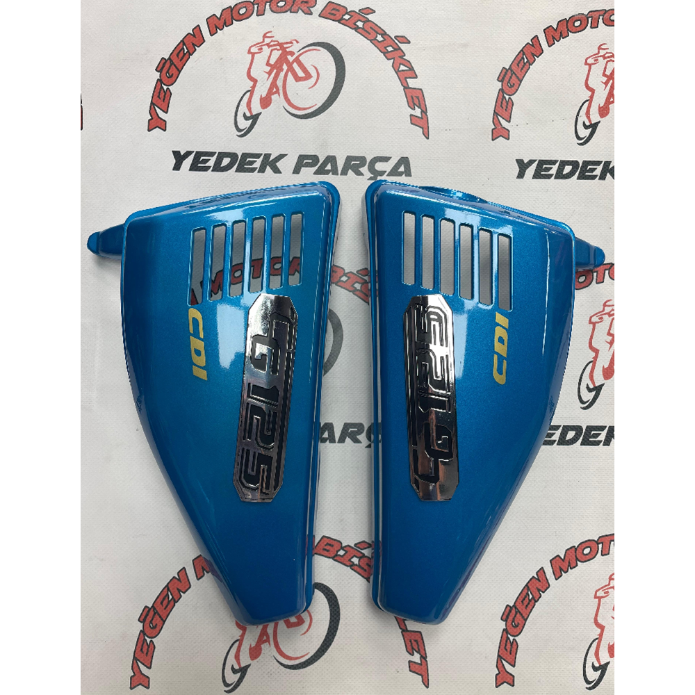 Cg 125 Yan Kapak Mavi Takım