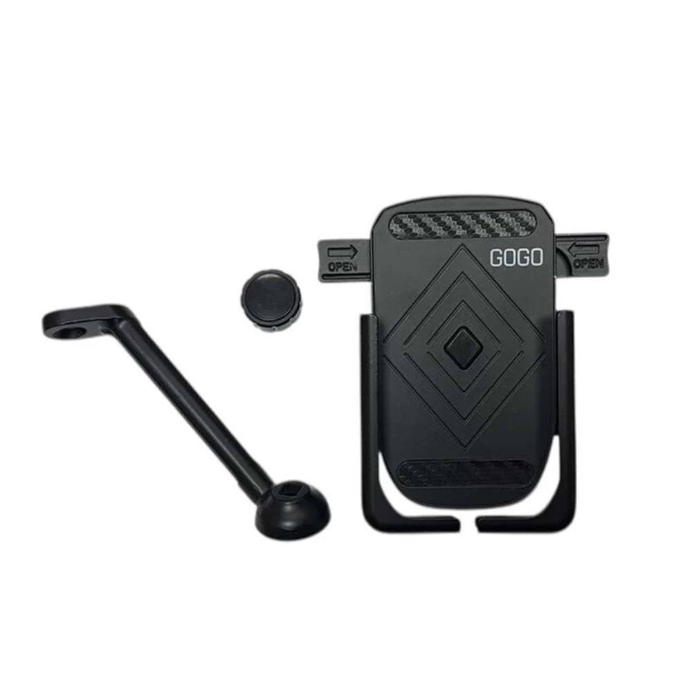 Universal Ayna Bağlantılı Telefon Tutucu Alüminyum