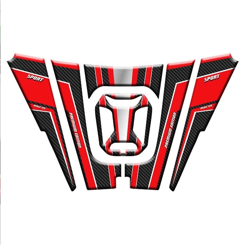 Rks Reale 125 2024 - 2025 Uyumlu Tank Pad 002