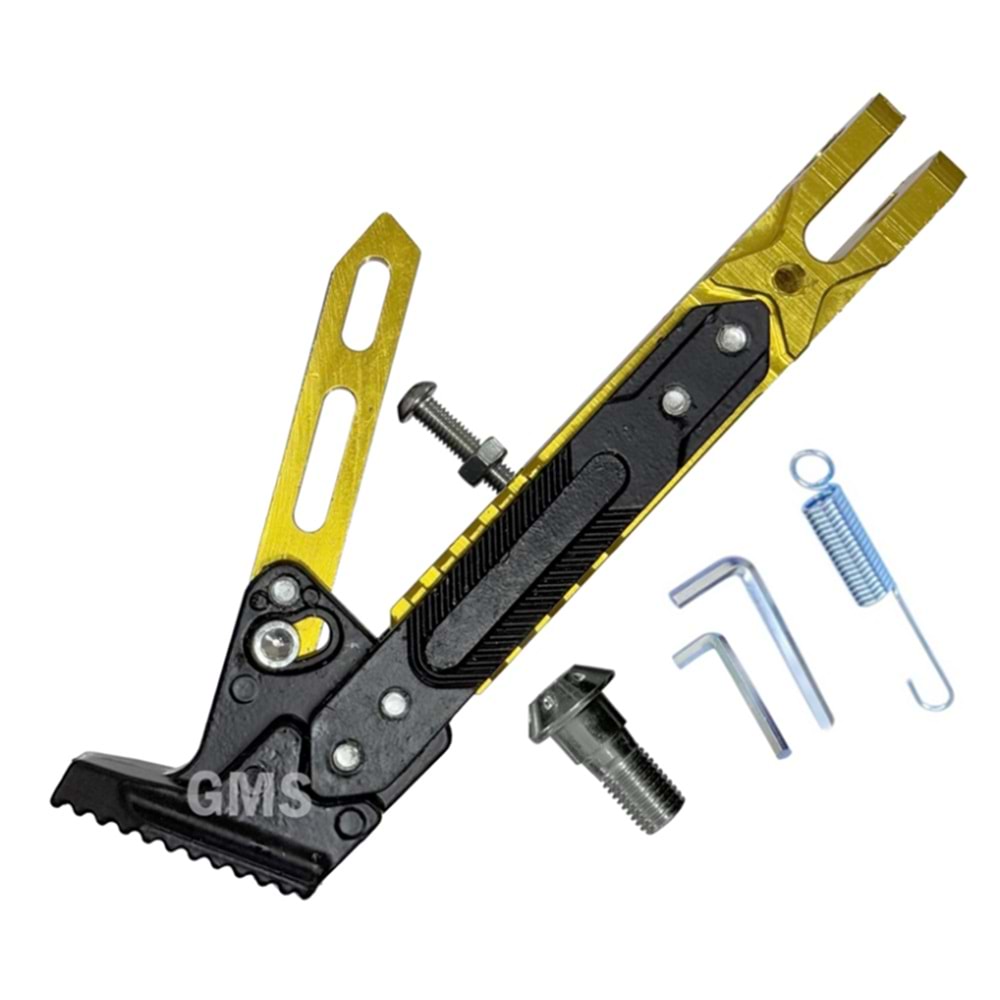 Yan Sehpa Set Aliminyum Sarı (Ayarlı) Üniversal