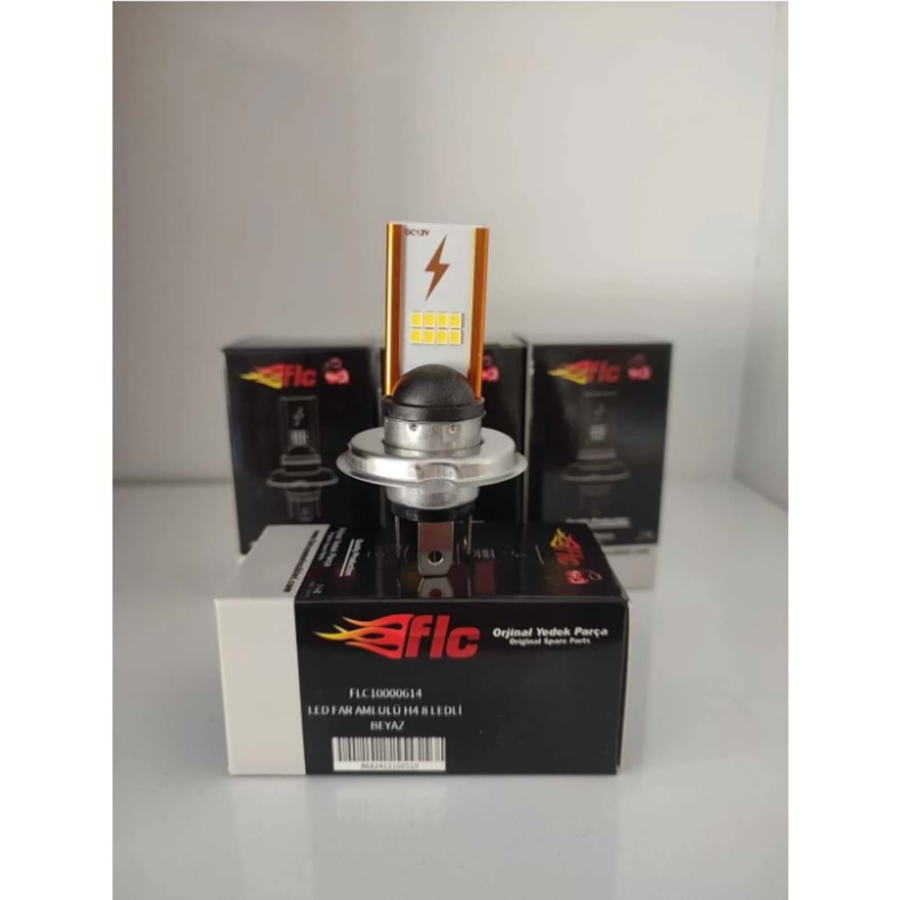 12-35-35 H4 Ampul 8 Ledli