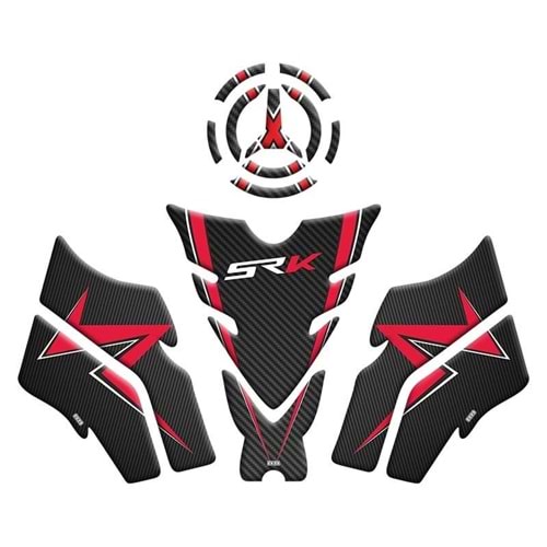 Rks Srk 125 S 2024 - 2025 Uyumlu Tank Pad Set