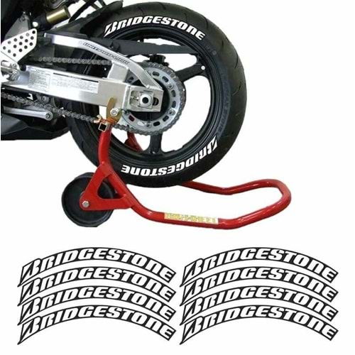 Brıdgestone Beyaz 3D Lastik Yanak Yazısı