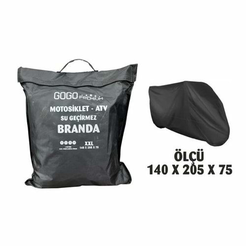 Su Geçirmez Kalın Branda Siyah