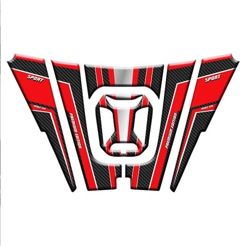 Rks Reale 125 2024 - 2025 Uyumlu Tank Pad 002