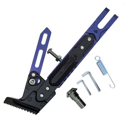 Yan Sehpa Set Aliminyum Mavi (Ayarlı) Üniversal