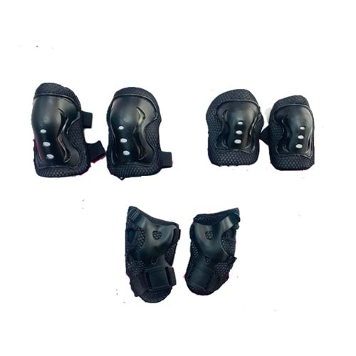 Çocuk Koruma Seti Dizlik - Dirseklik Tk Siyah