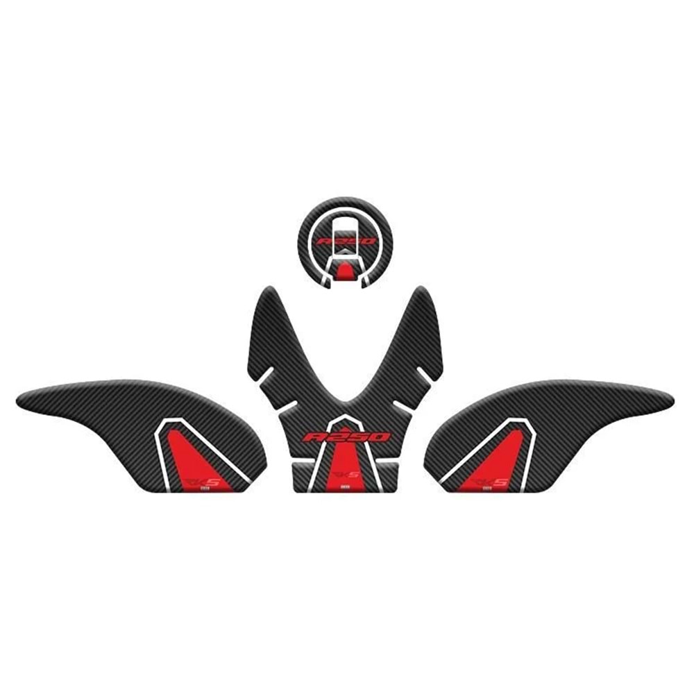 Rks R250 2022 - 2024 Uyumlu Tank Pad Set