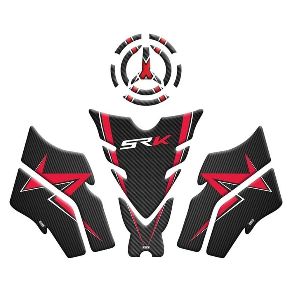 Rks Srk 125 S 2024 - 2025 Uyumlu Tank Pad Set