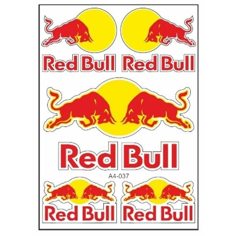 Redbull Sticker Çoklu